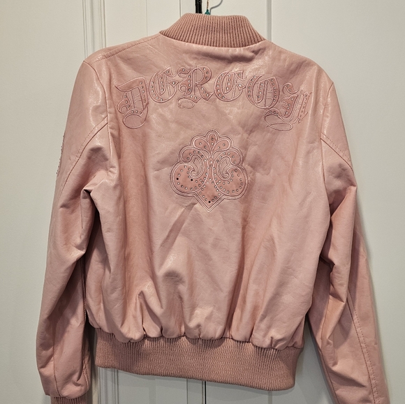Pink Leather Dereon 1XL Jacket - Picture 6 of 12
